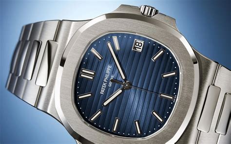 white gold Patek Philippe nautilus